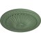 Ekena Millwork Alexa Ceiling Medallion (Fits Canopies up to 3"), Hand-Painted Athenian Green, 15"OD x 1 3/4"P CM14AXAGF - alternate 2